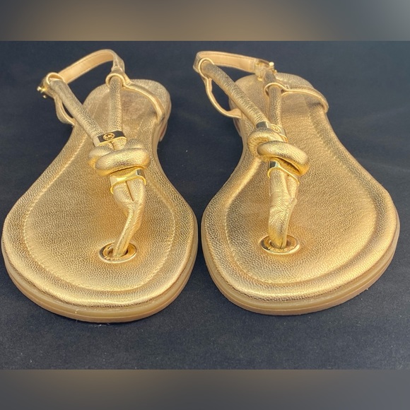 Beautiful MK gold Sandals - Picture 2 of 11